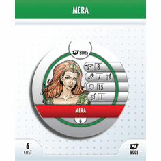 DC Heroclix Justice League Mera Bystander Token