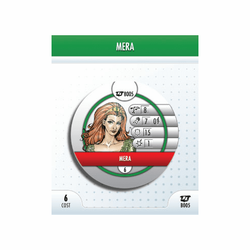DC Heroclix Justice League Mera Bystander Token