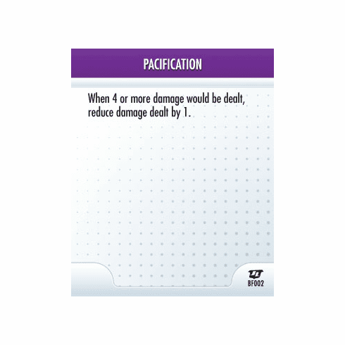 DC Heroclix Justice League Pacification Battlefield Condition Card