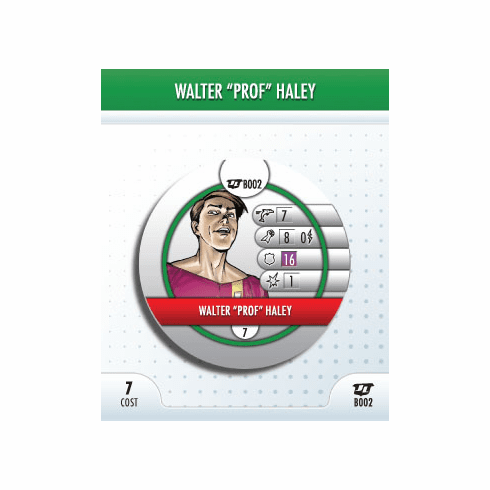 DC Heroclix Justice League Walter "Prof" Haley Bystander Token