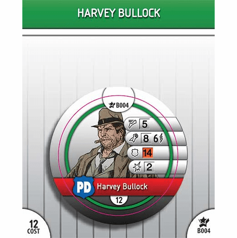 DC Heroclix Legacy Harvey Bullock Bystander Token