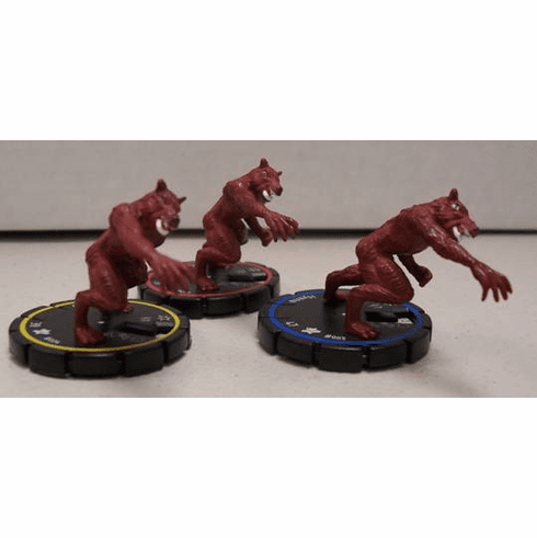 DC Heroclix Legacy Hyena REV Set #004 #005 #006
