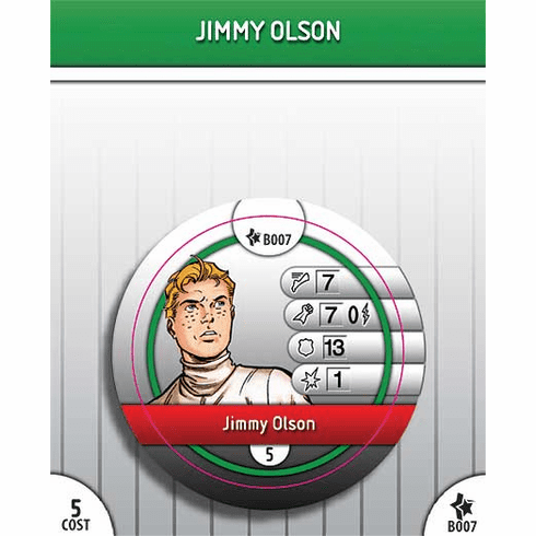 DC Heroclix Legacy Jimmy Olsen Limited Edition Bystander Token