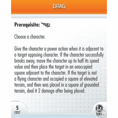 DC Heroclix Legion of Super Heroes Drag Feat Card