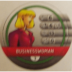 DC Heroclix Map Set Businesswoman Bystander Token