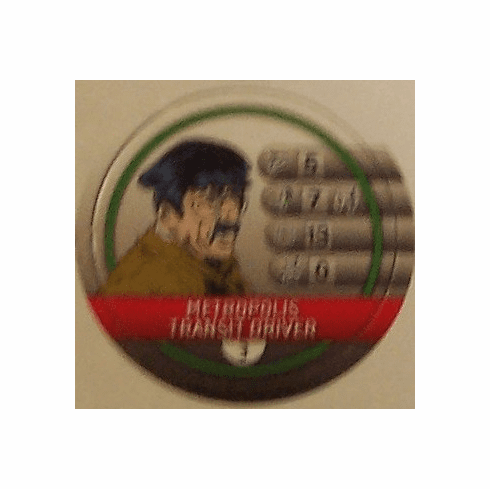 DC Heroclix Map Set Metropolis Transit Driver Bystander Token