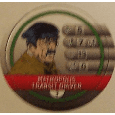 DC Heroclix Map Set Metropolis Transit Driver Bystander Token