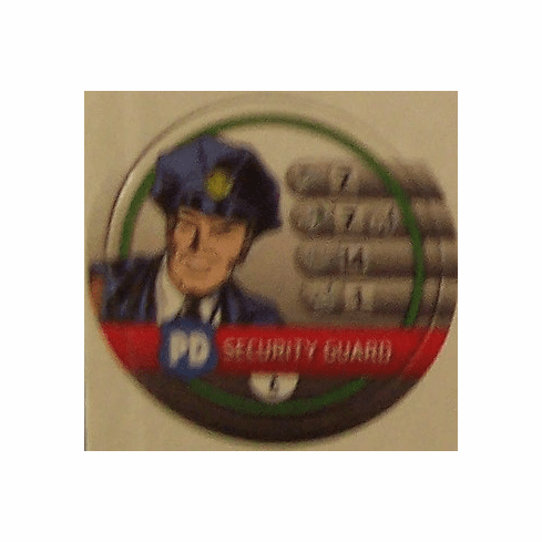 DC Heroclix Map Set Security Guard Bystander Token