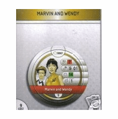DC Heroclix Origin Marvin And Wendy Bystander Token