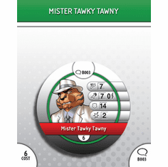 DC Heroclix Origin Mister Tawky Tawny Bystander Token