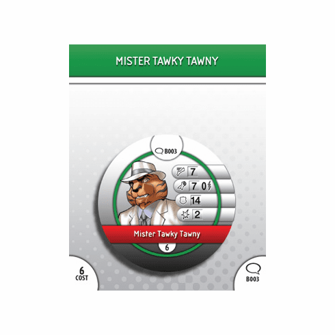 DC Heroclix Origin Mister Tawky Tawny Bystander Token