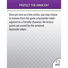 DC Heroclix Origin Protect The Innocent Battlefield Condition Card