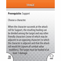 DC Heroclix Origin Triage Feat Card