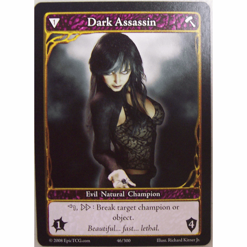 EPIC Tcg Dark Assassin EA Promo Card