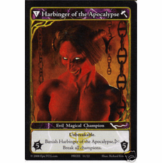 EPIC Tcg Harbinger of the Apocalypse Prize Card