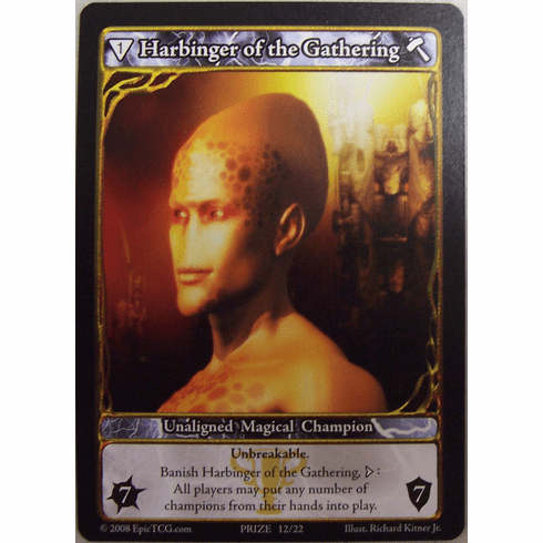 EPIC Tcg Harbinger of the Gathering Prize Card