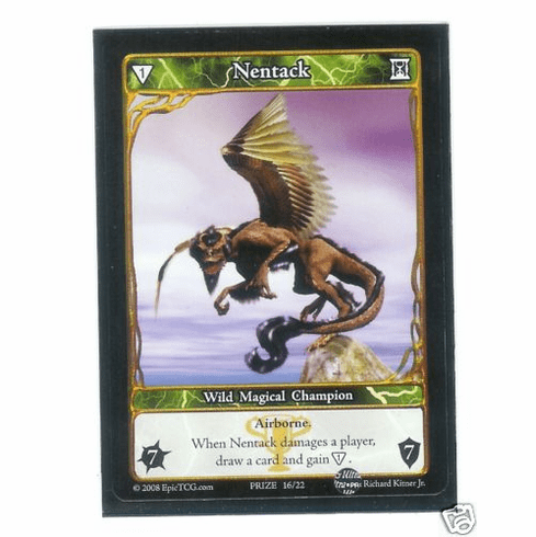 EPIC Tcg Nentack Prize Card