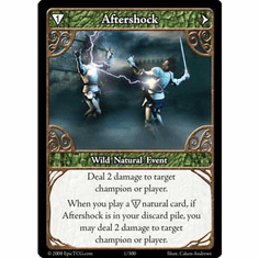 EPIC Tcg Single Aftershock Card