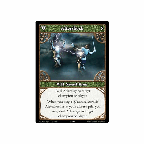 EPIC Tcg Single Aftershock Card