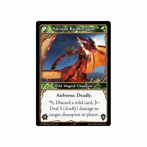 EPIC Tcg Single Ancient Red Dragon Card