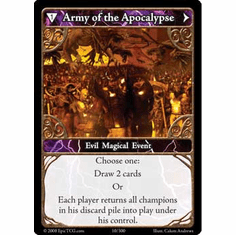 EPIC Tcg Single Army of the Apocalypse Card