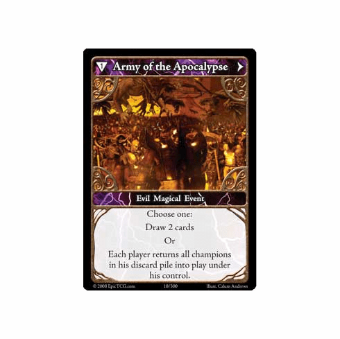 EPIC Tcg Single Army of the Apocalypse Card
