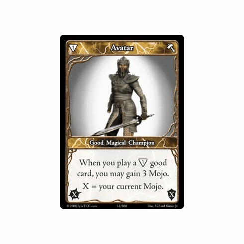 EPIC Tcg Single Avatar Card