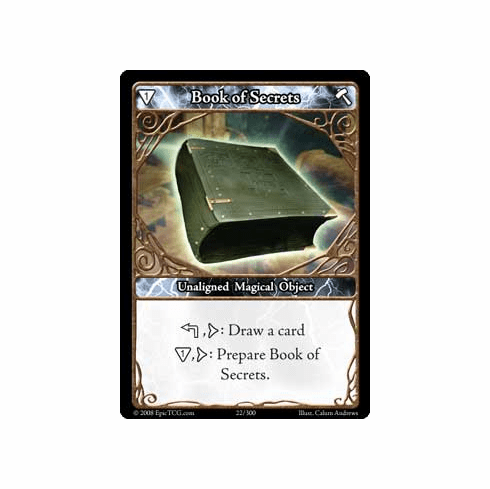 EPIC Tcg Single Book of Secrets Card