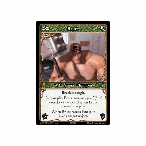 EPIC Tcg Single Brute Card