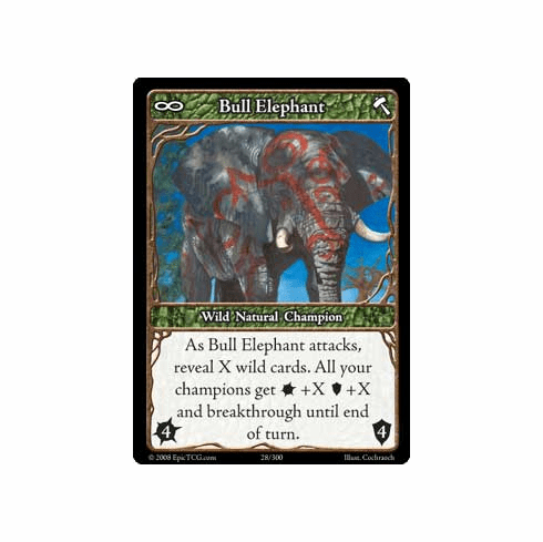 EPIC Tcg Single Bull Elephant Card
