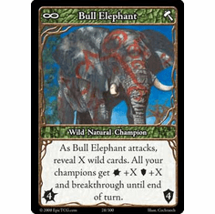 EPIC Tcg Single Bull Elephant Card