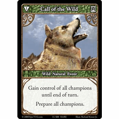 EPIC Tcg Single Call of the Wild Card