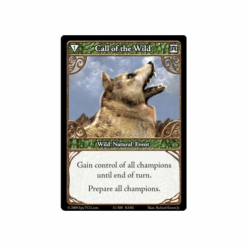 EPIC Tcg Single Call of the Wild Card