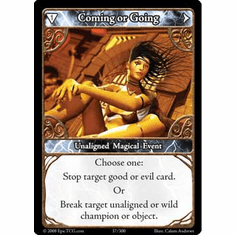 EPIC Tcg Single Coming or Going Card