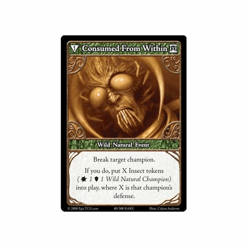 EPIC Tcg Single Comsumed From Within Card