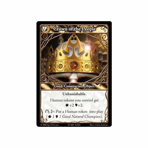 EPIC Tcg Single Crown of the People Card