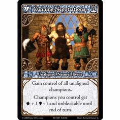 EPIC Tcg Single Cunning Negotiations Card