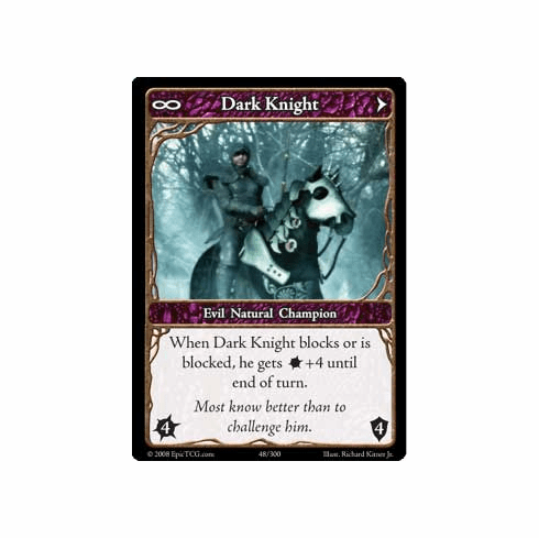 EPIC Tcg Single Dark Knight Card