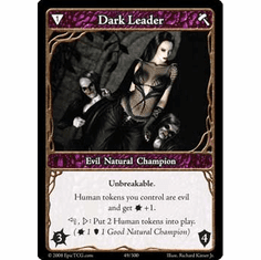 EPIC Tcg Single Dark Leader Card