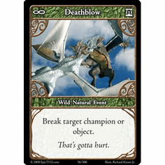 EPIC Tcg Single Deathblow Card