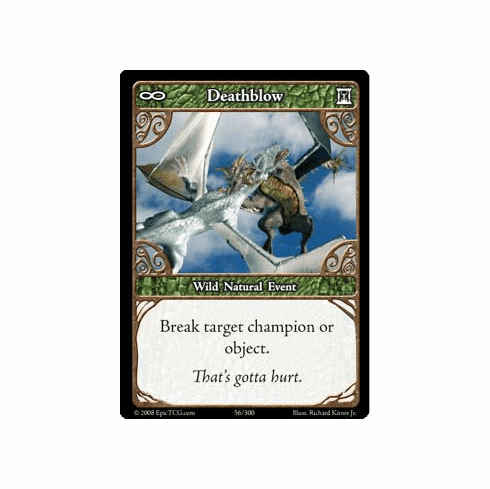 EPIC Tcg Single Deathblow Card
