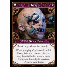 EPIC Tcg Single Decay Card