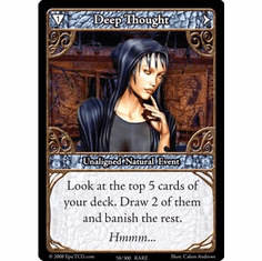 EPIC Tcg Single Deep Thought Card