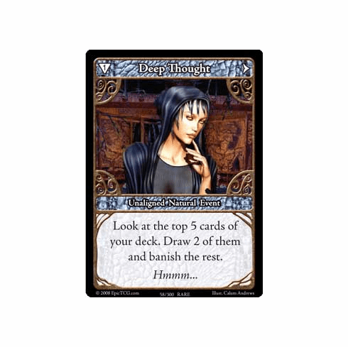 EPIC Tcg Single Deep Thought Card