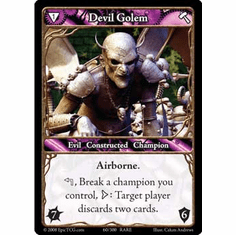 EPIC Tcg Single Devil Golem Card