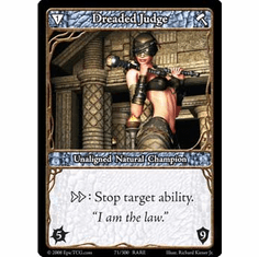EPIC Tcg Single Dreaded Judge Card