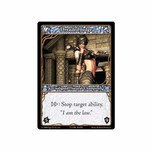EPIC Tcg Single Dreaded Judge Card