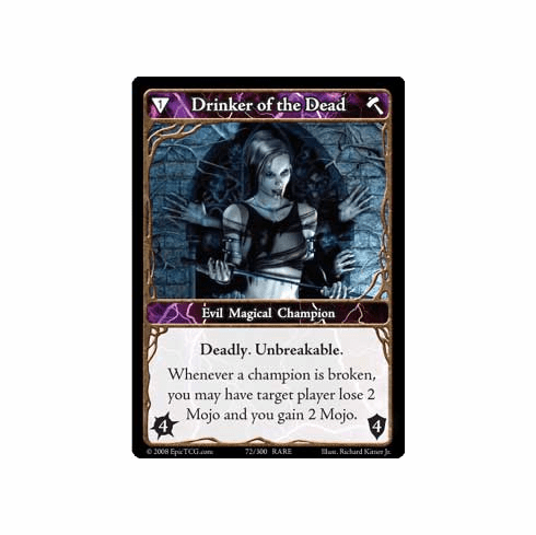 EPIC Tcg Single Drinker of the Dead Card