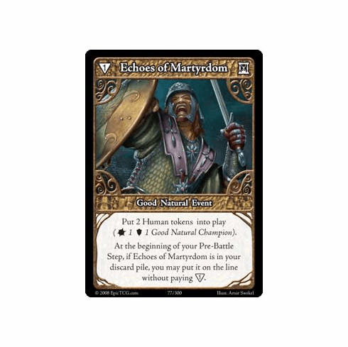 EPIC Tcg Single Echoes of Martyrdom Card