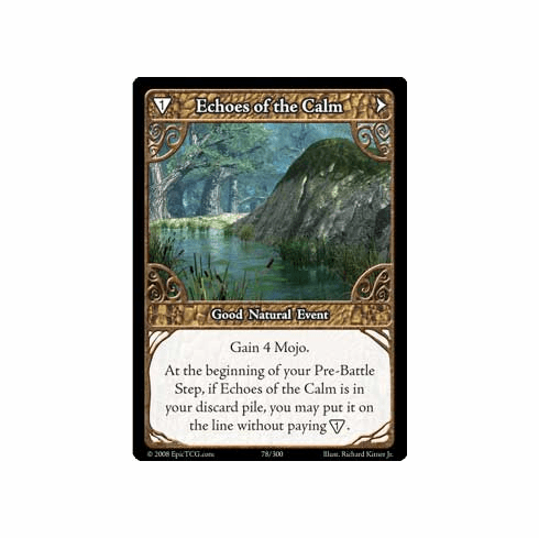 EPIC Tcg Single Echoes of the Calm Card